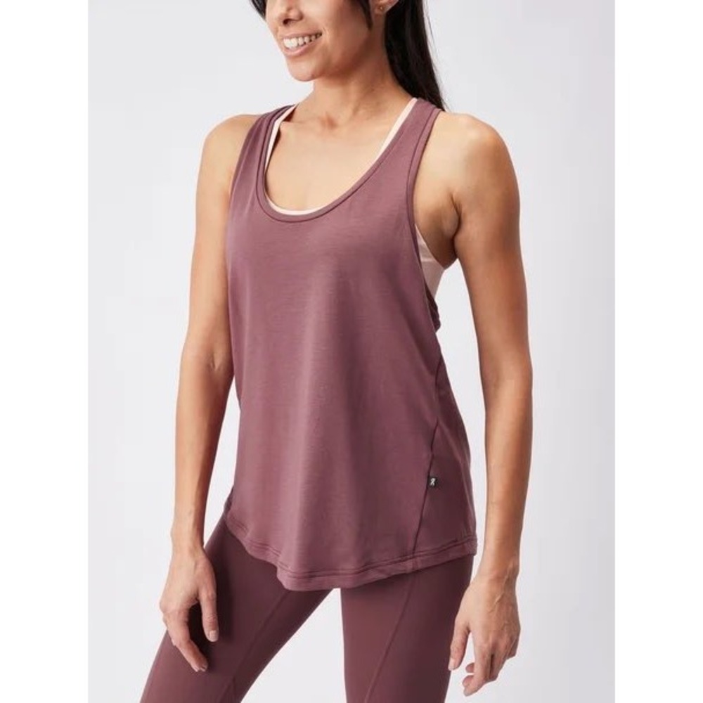 On Running Active On Focus Running Tank Twisted Racerback Top Size Small NWT